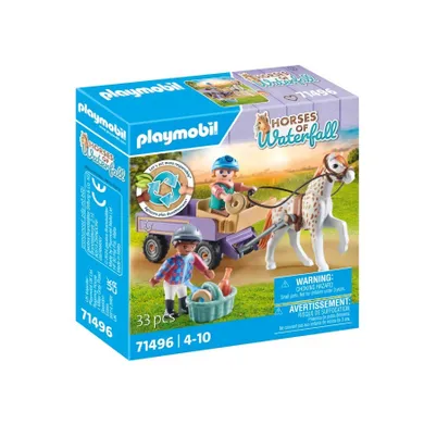 Playmobil, Horses of Waterfall, Powóz kucyków, 71496