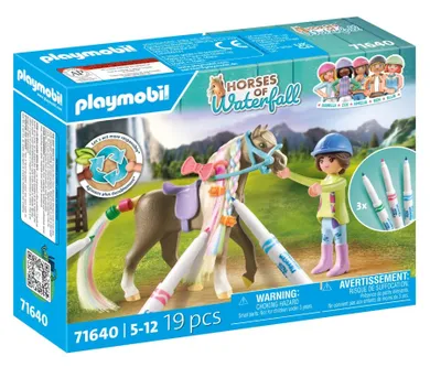 Playmobil, Horses of Waterfall, Zestaw kreatywny z koniem i pisakami, 71640