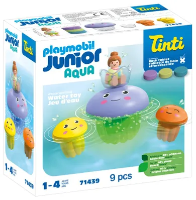 Playmobil, Junior Aqua & Tinti, Rodzina kolorowych meduz, 71439