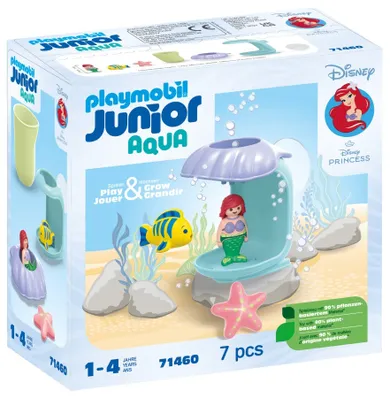 Playmobil, Junior Aqua, Disney, Prysznic z muszli Ariel, 71460