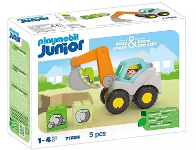 Playmobil, Junior, Koparka, 71684