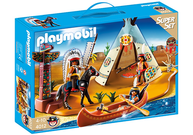 Playmobil, klocki Super Set Obóz indian, 4012