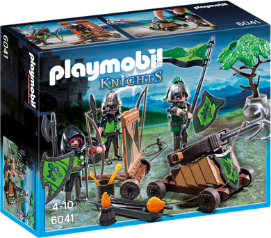 Playmobil, Knights, Oddział bojowy rycerzy herbu Wilka, 6041