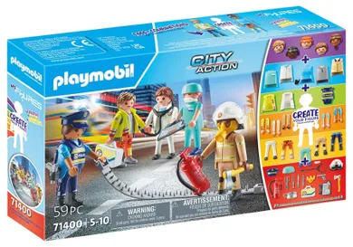 Playmobil, My Figures, Służby ratownicze, 71400