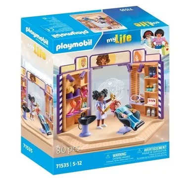 Playmobil, My Life, Barbershop i salon fryzjerski, 71535