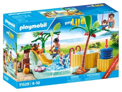 Playmobil, My Life, Basen dla dzieci z jacuzzi, 71529