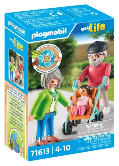 Playmobil, My Life, Dziadkowie z wnukiem, 71613