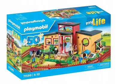 Playmobil, My Life, Hotel dla zwierząt "Łapka", 71599