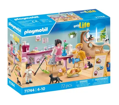 Playmobil, My Life, Kocia kawiarnia, 71744