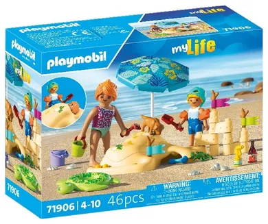 Playmobil, My Life, Rodzina na plaży, 71906