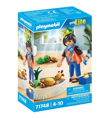 Playmobil, My Life, Terrarium z żółwiami, 71748