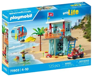 Playmobil, My Life, Wieża Ratownicza i plażowy samochód buggy, 71903