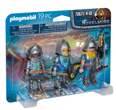 Playmobil, Novelmore, Trzech Rycerzy Novelmore, 70671