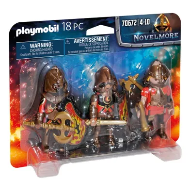 Playmobil, Novelmore, Trzech Wojowników Burnham, 70672