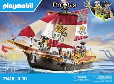 Playmobil, Pirates, Statek piracki, 71418