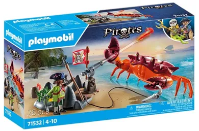 Playmobil, Pirates, Walka z ogromnym krabem, 71532