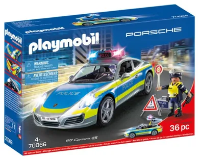 Playmobil, Porsche 911 Carrera 4S Policja, 70066