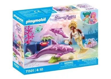 Playmobil, Princess Magic, Syrenka z delfinami, 71501