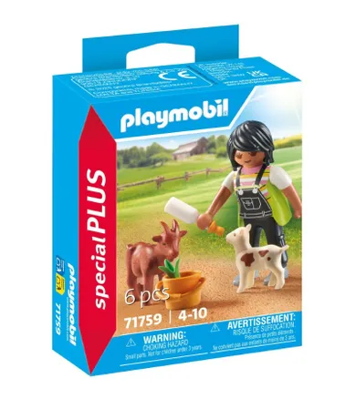 Playmobil, Special Plus, Dziewczynka z kozami, 71759