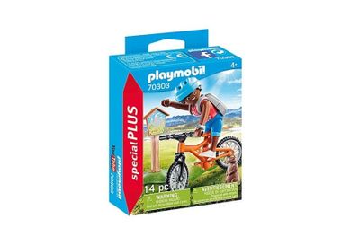 Playmobil, Special Plus, figurka, Górski rowerzysta, 70303