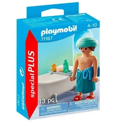 Playmobil, Special Plus, Mężczyzna w wannie, 71167