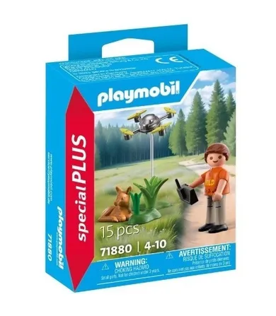 Playmobil, Special Plus, Ratowanie sarenki za pomocą dronu, 71880