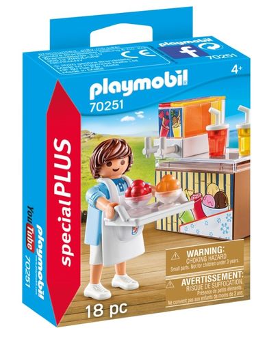 Playmobil, Special Plus, Sprzedawca lodów, 70251