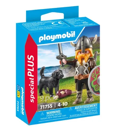 Playmobil, Special Plus, Wiking z psem stróżującym, 71755