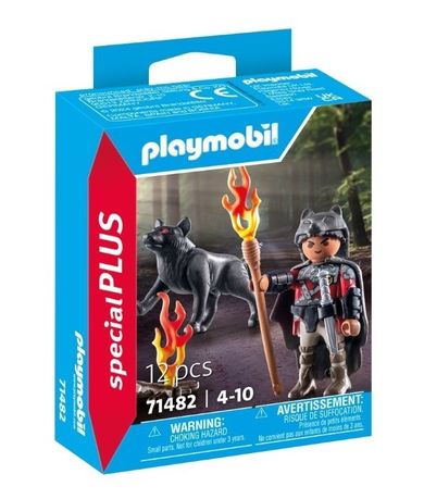 Playmobil, Special Plus, Wojownik z wilkiem, 71482