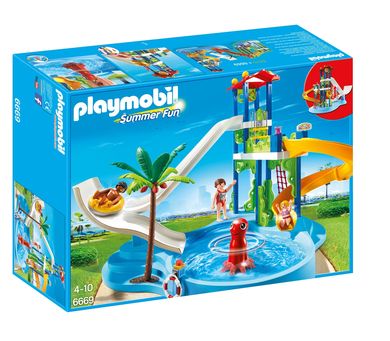 Playmobil, Summer Fun, Aqua Park ze zjeżdżalnią, 6669