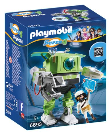 Playmobil, Super 4, Robot Cleano, 6693