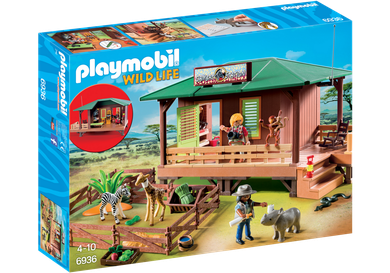 Playmobil, Wild Life, Domek rangera z hodowlą zwierząt, 6936