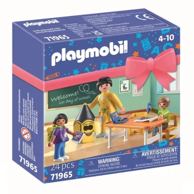 Playmobil, Zestaw upominkowy, Pierwszy dzień szkoły, 71965
