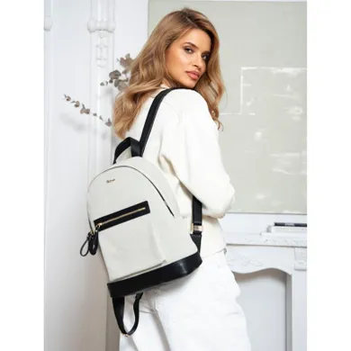 Plecak miejski, beżowy, Peterson