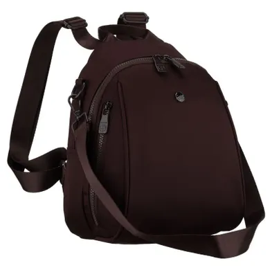 Plecak miejski, bordowy, Peterson