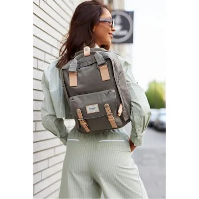 Plecak podróżny na laptopa, bagaż podręczny do samolotu, 14", szary, Himawari