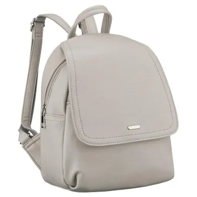 Plecak, szary, skóra ekologiczna, Rovicky