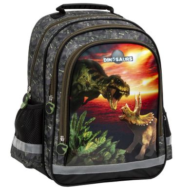 Plecak szkolny, 2-komorowy, Dinozaur