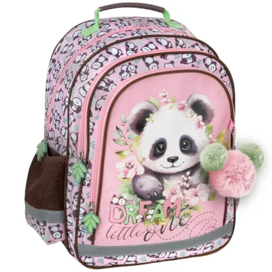 Plecak szkolny, 2-komorowy, Panda
