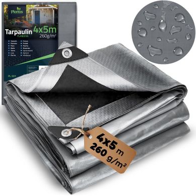 Plonos, plandeka, 500-400 cm, 260 g/m², PL-501