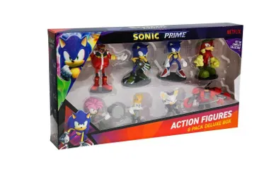 P.M.I, Sonic prime, zestaw figurek, 8 szt.