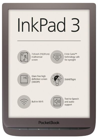 Pocketbook, czytnik e-book, InkPad 3, 7,8"