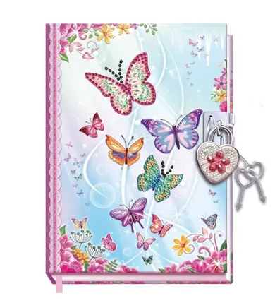Pocoware, pamiętnik na kłódkę, motylki