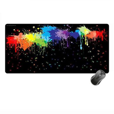 Podkładka gamingowa pod mysz i klawiaturę, kolorowe plamy, 50-100 cm