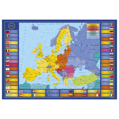 Podkładka na biurko, mapa polityczna Unii Europejskiej