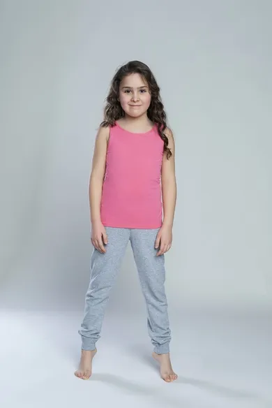 Podkoszulek dziewczęcy, różowy, Tola, Italian Fashion