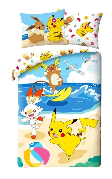 Pokemon, 2-częściowy komplet pościeli, 140-200 cm
