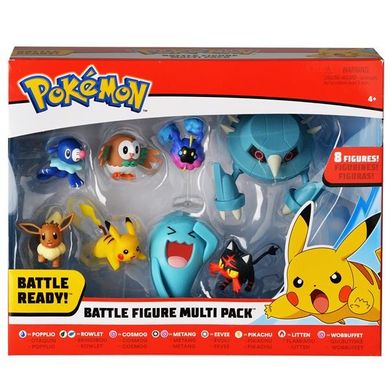Pokemon, Battle, zestaw 8 figurek