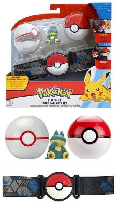 Pokemon, Clip'N'Go Poke Ball, pas z kulami i figurką