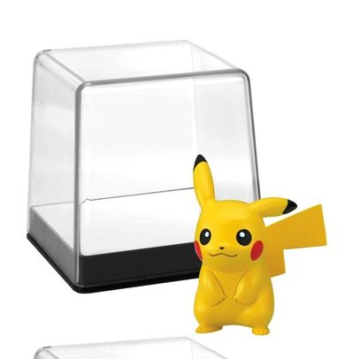 Pokemon, figurka Pikachu z gablotką